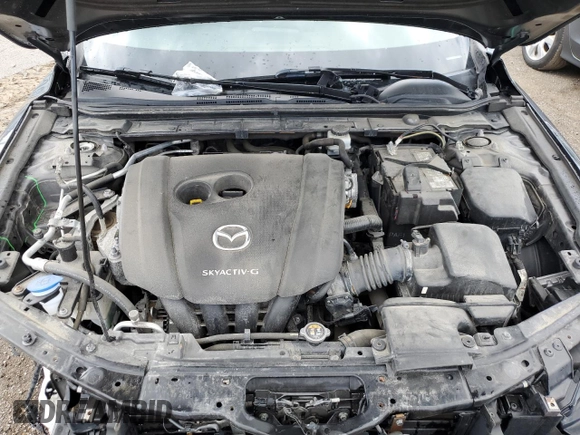2019 Mazda 3 S Carbon Edition with VIN JM1BPBCM3K1123710, listed as a Copart auction lot 63765644 with 137,243 mi miles and Salvage title. Bid and sale history available at DreamBid. Image 11.