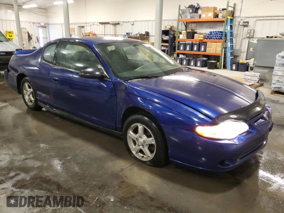 2005 Chevrolet Monte Carlo LS with VIN 2G1WW12EX59223305, listed as a Copart auction lot 83186774 with 157,494 mi miles and Salvage Title. Bid and sale history available at carsss.com. Image 4.