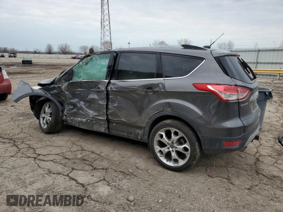 2015 Ford Escape Titanium with VIN 1FMCU9J98FUC46195, listed as a Copart auction lot 47733665 with 0 mi miles and Salvage Title. Bid and sale history available at carsss.com. Image 2.