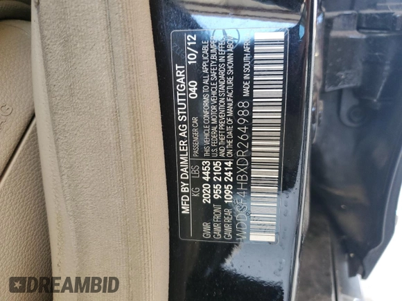 2013 Mercedes-Benz C 250 Sport с VIN WDDGF4HBXDR264988, выставлен на аукционе Copart как лот 65586095 с пробегом 95 168 миль миль и Чистый • Clean title. История ставок и продаж доступна на DreamBid. Изображение 14.