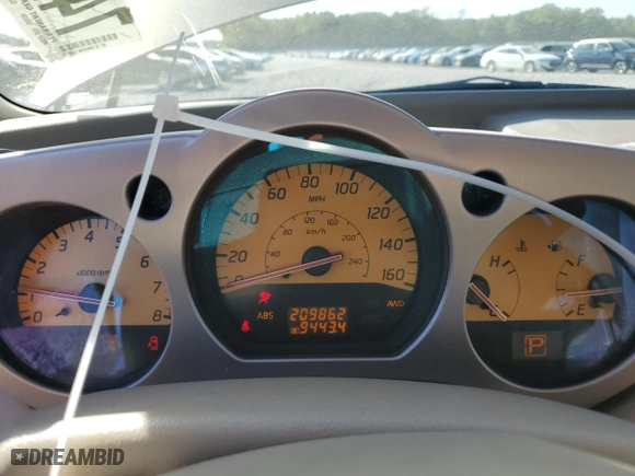 2003 Nissan Murano SE with VIN JN8AZ08W13W227643, listed as a Copart auction lot 74222574 with 209,862 mi miles and Salvage Title. Bid and sale history available at carsss.com. Image 9.