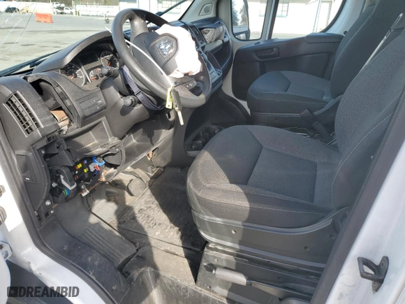 2019 Ram ProMaster Cargo Van with VIN 3C6TRVAG1KE556914, listed as a Copart auction lot 48884025 with 128,398 mi miles and Salvage Title. Bid and sale history available at carsss.com. Image 7.