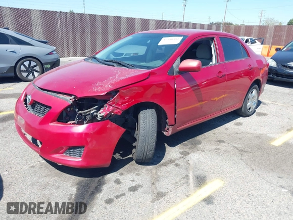 2009 Toyota Corolla with VIN 2T1BU40E69C171984, listed as a IAAI auction lot 41980481 with 195,987 mi miles. Bid and sale history available at carsss.com. Image 2.