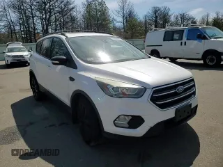 2017 Ford Escape Titanium with VIN 1FMCU9J90HUB19038, listed as a Copart auction lot 53947575 with 94,462 mi miles and Salvage Title. Bid and sale history available at carsss.com. Image 14.