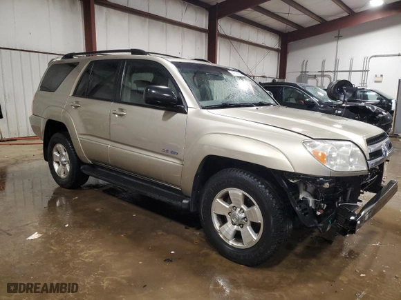 2005 Toyota 4Runner SR5 with VIN JTEBT14R558027195, listed as a Copart auction lot 47729025 with 226,513 mi miles and Salvage Title. Bid and sale history available at carsss.com. Image 4.