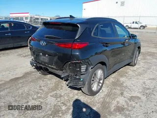 2020 Hyundai Kona SEL Plus with VIN KM8K62AA1LU550570, listed as a IAAI auction lot 41381405 with 59,510 mi miles. Bid and sale history available at carsss.com. Image 4.