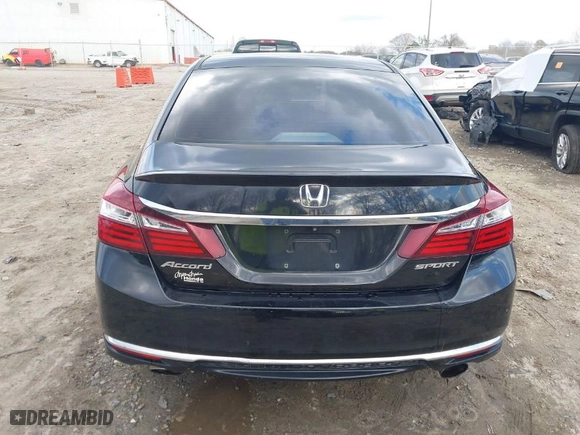 2016 Honda Accord Sedan Sport with VIN 1HGCR2F52GA070879, listed as a IAAI auction lot 41538233 with 195,153 mi miles. Bid and sale history available at carsss.com. Image 16.