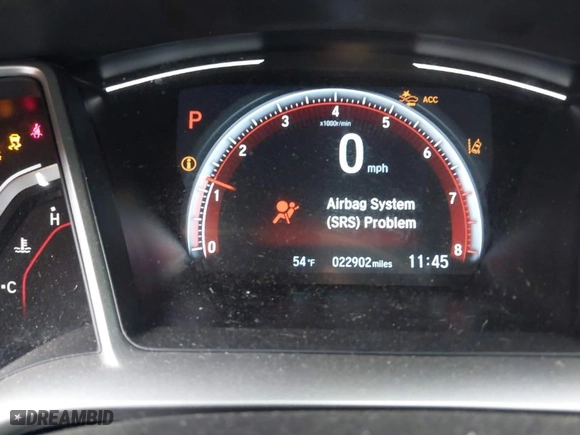 2021 Honda Civic Sedan Sport with VIN 19XFC2F81ME200117, listed as a IAAI auction lot 41709995 with 22,902 mi miles. Bid and sale history available at carsss.com. Image 15.