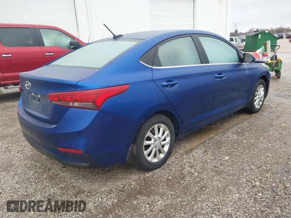 2020 Hyundai Accent SE with VIN 3KPC24A67LE125672, listed as a IAAI auction lot 41518362 with 85,797 mi miles. Bid and sale history available at carsss.com. Image 4.