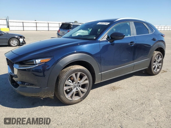 2025 Mazda CX-30 S Preferred with VIN 3MVDMBCM3SM762186, listed as a Copart auction lot 47037245 with 1,969 mi miles and Salvage Title. Bid and sale history available at DreamBid. Image 1.