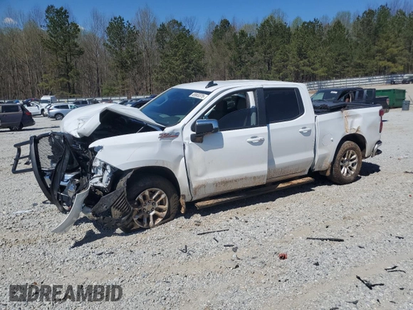 2023 Chevrolet Silverado 1500 LT z VIN 2GCUDDED4P1117118, wystawiony jako Copart lot #49965375 z przebiegiem 61 228 mil mil oraz Szkoda całkowita • Salvage title. Historia ofert i sprzedaży dostępna na DreamBid. Obrazek 1.