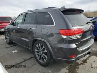 2017 Jeep Grand Cherokee Overland with VIN 1C4RJFCG9HC749485, listed as a Copart auction lot 45531335 with 0 mi miles and Salvage Title. Bid and sale history available at carsss.com. Image 2.
