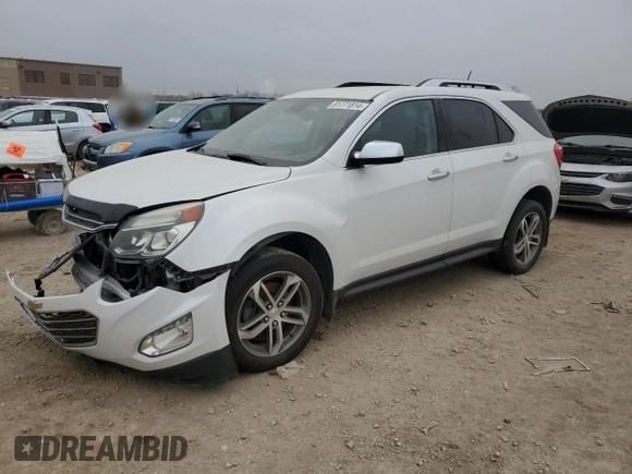 2017 Chevrolet Equinox Premier with VIN 2GNALDEK5H6126426, listed as a Copart auction lot 81771814 with 141,919 mi miles and Salvage Title. Bid and sale history available at carsss.com. Image 1.