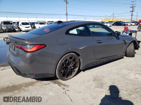 2022 BMW M4 Competition xDrive with VIN WBS43AZ05NCK65609, listed as a Copart auction lot 50820194 with 18,042 mi miles. Bid and sale history available at carsss.com. Image 3.
