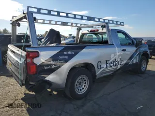 2020 Chevrolet Silverado 1500 Work Truck with VIN 3GCNWAEH5LG133295, listed as a Copart auction lot 82829344 with 90,438 mi miles and Salvage Title. Bid and sale history available at DreamBid. Image 3.