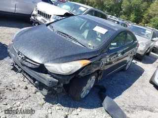 2012 Hyundai Elantra Limited with VIN 5NPDH4AEXCH090017, listed as a IAAI auction lot 37121157 with 176,542 mi miles. Bid and sale history available at carsss.com. Image 2.