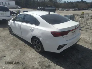2020 Kia Forte LXS with VIN 3KPF24AD1LE197513, listed as a IAAI auction lot 41694046 with 87,303 mi miles. Bid and sale history available at carsss.com. Image 3.