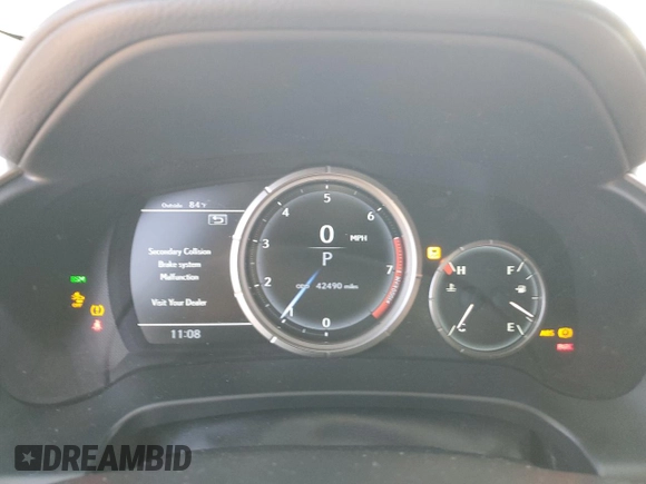 2021 Lexus RX 350 F Sport with VIN 2T2SZMDA7MC281200, listed as a Copart auction lot 70536394 with 42,490 mi miles and Salvage title. Bid and sale history available at DreamBid. Image 9.