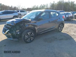 2019 Nissan Kicks S with VIN 3N1CP5CU2KL556291, listed as a IAAI auction lot 41312893 with 51,081 mi miles. Bid and sale history available at carsss.com. Image 17.