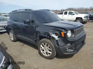 2016 Jeep Renegade Latitude with VIN ZACCJBBT7GPE17956, listed as a Copart auction lot 50838505 with 105,491 mi miles and Salvage Title. Bid and sale history available at carsss.com. Image 4.