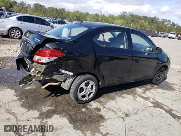 2017 Mitsubishi Mirage G4 ES with VIN ML32F3FJXHHF10366, listed as a Copart auction lot 45638013 with 106,771 mi miles. Bid and sale history available at carsss.com. Image 3.