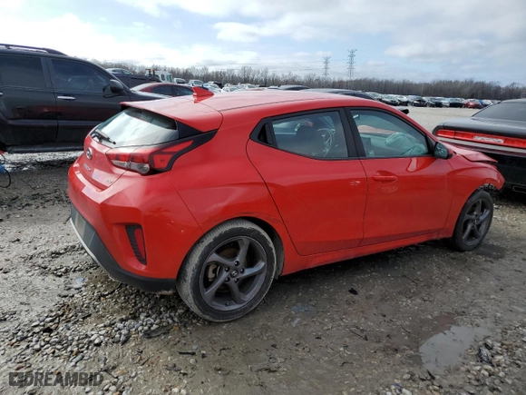 2019 Hyundai Veloster 2.0 Premium with VIN KMHTG6AF4KU011072, listed as a Copart auction lot 39301154 with 74,760 mi miles and Salvage Title. Bid and sale history available at carsss.com. Image 3.