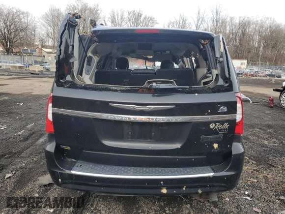 2012 Chrysler Town & Country Touring with VIN 2C4RC1BG9CR288948, listed as a Copart auction lot 55582245 with 110,936 mi miles and Salvage Title. Bid and sale history available at carsss.com. Image 6.