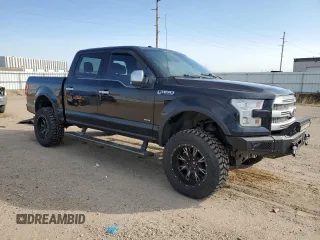 2016 Ford F-150 XLT with VIN 1FTEW1EG8GFA54508, listed as a Copart auction lot 54542015 with 194,196 mi miles and Salvage title. Bid and sale history available at DreamBid. Image 4.