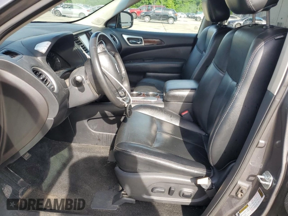 2015 Nissan Pathfinder SL with VIN 5N1AR2MNXFC677846, listed as a Copart auction lot 56226225 with 105,108 mi miles and Salvage title. Bid and sale history available at DreamBid. Image 7.