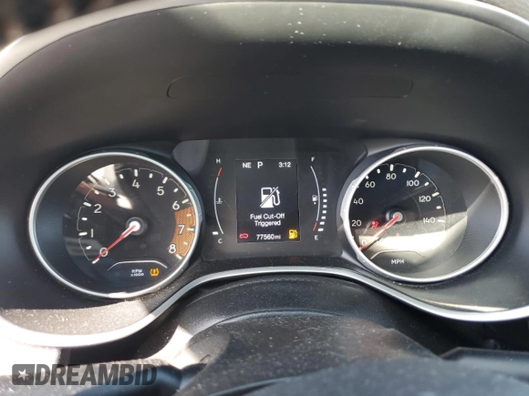 2020 Jeep Compass Latitude с VIN 3C4NJCBB1LT153075, выставлен на аукционе Copart как лот 59588845 с пробегом 77 560 миль миль и Списание • Salvage title. История ставок и продаж доступна на DreamBid. Изображение 9.