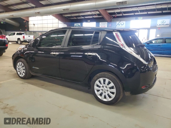 2016 Nissan LEAF S with VIN 1N4AZ0CP6GC310199, listed as a Copart auction lot 51602985 with 31,376 mi miles and Clean Title. Bid and sale history available at carsss.com. Image 2.