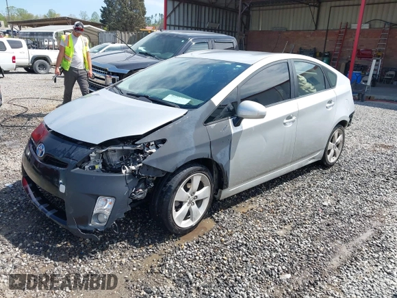 2010 Toyota Prius II with VIN JTDKN3DU0A0092981, listed as a IAAI auction lot 42063196 with 201,306 mi miles. Bid and sale history available at carsss.com. Image 17.