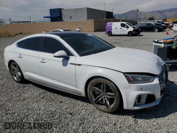 2018 Audi A5 Sportback Premium Plus with VIN WAUENCF54JA008249, listed as a Copart auction lot 52635355 with 138,584 mi miles and Salvage Title. Bid and sale history available at DreamBid. Image 4.