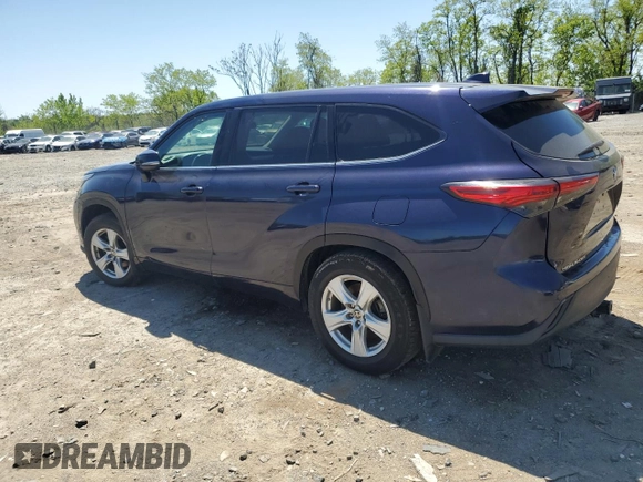 2021 Toyota Highlander L z VIN 5TDCZRBHXMS066424, wystawiony jako Copart lot #54493085 z przebiegiem 152 726 mil mil oraz Czysty tytuł • Clean title. Historia ofert i sprzedaży dostępna na DreamBid. Obrazek 2.