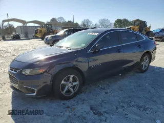 2016 Chevrolet Malibu LS z VIN 1G1ZB5ST4GF340211, wystawiony jako Copart lot #43791875 z przebiegiem 108 496 mil mil oraz Szkoda całkowita • Salvage title. Historia ofert i sprzedaży dostępna na DreamBid. Obrazek 1.