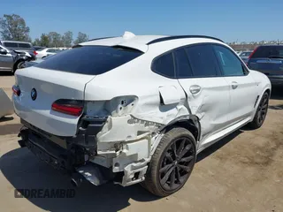 2021 BMW X4 xDrive30i with VIN 5UX2V1C07M9F78742, listed as a IAAI auction lot 42529383 with 40,786 mi miles and . Bid and sale history available at DreamBid. Image 4.