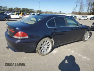 2003 BMW 7 Series 745i z VIN WBAGL63433DP63566, wystawiony jako Copart lot #87365424 z przebiegiem 167 697 mil mil oraz Szkoda całkowita • Salvage title. Historia ofert i sprzedaży dostępna na DreamBid. Obrazek 3.