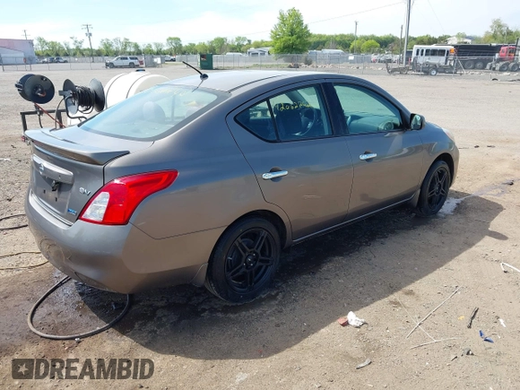 2014 Nissan Versa SV with VIN 3N1CN7AP6EL837545, listed as a IAAI auction lot 42062242 with 132,535 mi miles. Bid and sale history available at carsss.com. Image 4.