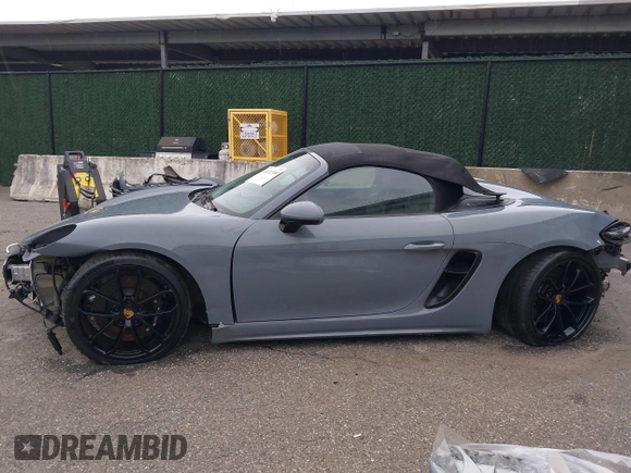 2023 Porsche 718 Spyder with VIN WP0CC2A83PS222034, listed as a IAAI auction lot 41222380 with 5,932 mi miles and . Bid and sale history available at DreamBid. Image 15.