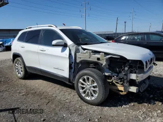2019 Jeep Cherokee Latitude with VIN 1C4PJMCX5KD172807, listed as a Copart auction lot 48664415 with 128,396 mi miles and Salvage Title. Bid and sale history available at carsss.com. Image 4.