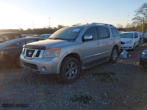 2010 Nissan Armada Platinum with VIN 5N1AA0NE8AN623937, listed as a IAAI auction lot 41016416 with 199,037 mi miles. Bid and sale history available at carsss.com. Image 18.