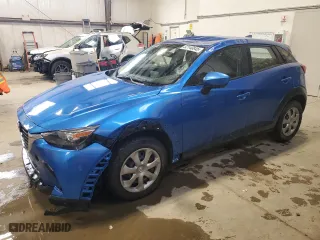 2017 Mazda CX-3 Sport with VIN JM1DKFB73H0142847, listed as a Copart auction lot 52140845 with 90,247 mi miles and Salvage Title. Bid and sale history available at carsss.com. Image 1.