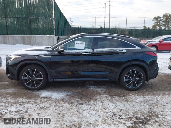 2023 Infiniti QX55 Essential with VIN 3PCAJ5KR1PF114918, listed as a IAAI auction lot 41374722 with 13,775 mi miles and . Bid and sale history available at DreamBid. Image 14.