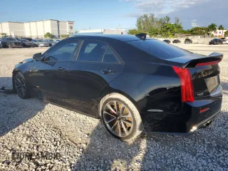 2016 Cadillac ATS-V with VIN 1G6AN5SY2G0119302, listed as a Copart auction lot 80338274 with 84,684 mi miles and Salvage Title. Bid and sale history available at carsss.com. Image 2.