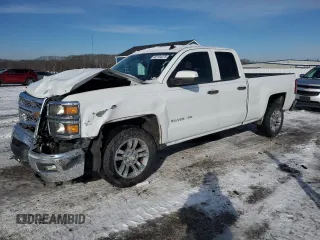 2014 Chevrolet Silverado 1500 LT with VIN 1GCRCREH7EZ174202, listed as a Copart auction lot 42134475 with 166,918 mi miles and Salvage Title. Bid and sale history available at DreamBid. Image 1.