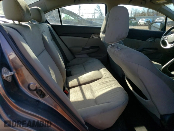 2015 Honda Civic LX with VIN 19XFB2F55FE233052, listed as a Copart auction lot 46302075 with 102,482 mi miles and Salvage Title. Bid and sale history available at carsss.com. Image 10.