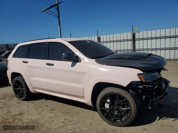 2021 Jeep Grand Cherokee SRT with VIN 1C4RJFDJ7MC798933, listed as a Copart auction lot 46900605 with 59,161 mi miles and Salvage Title. Bid and sale history available at carsss.com. Image 4.