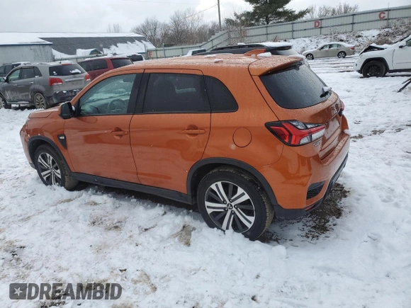 2020 Mitsubishi Outlander Sport ES 2.0 with VIN JA4AP3AU4LU019919, listed as a Copart auction lot 85938144 with 116,856 mi miles and Clean Title. Bid and sale history available at carsss.com. Image 2.