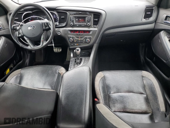 2013 Kia Optima SX with VIN 5XXGR4A63DG134942, listed as a Copart auction lot 61727985 with 169,498 mi miles and Clean title. Bid and sale history available at DreamBid. Image 8.