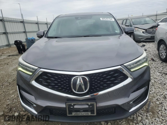 2020 Acura RDX with VIN 5J8TC1H30LL010900, listed as a Copart auction lot 80543154 with 39,572 mi miles and Salvage title. Bid and sale history available at DreamBid. Image 5.
